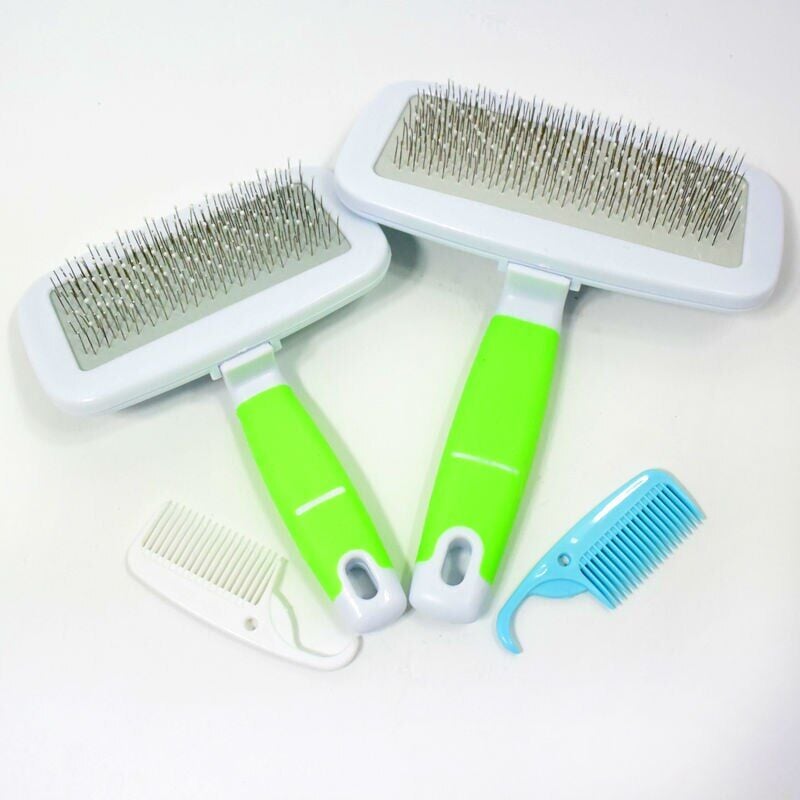 Evcil Hayvanlar İçin Telli Fırça Ve Tarak Seti - Lisinya Evcil Hayvanlar İçin Telli Fırça Ve Tarak Seti - Lisinya