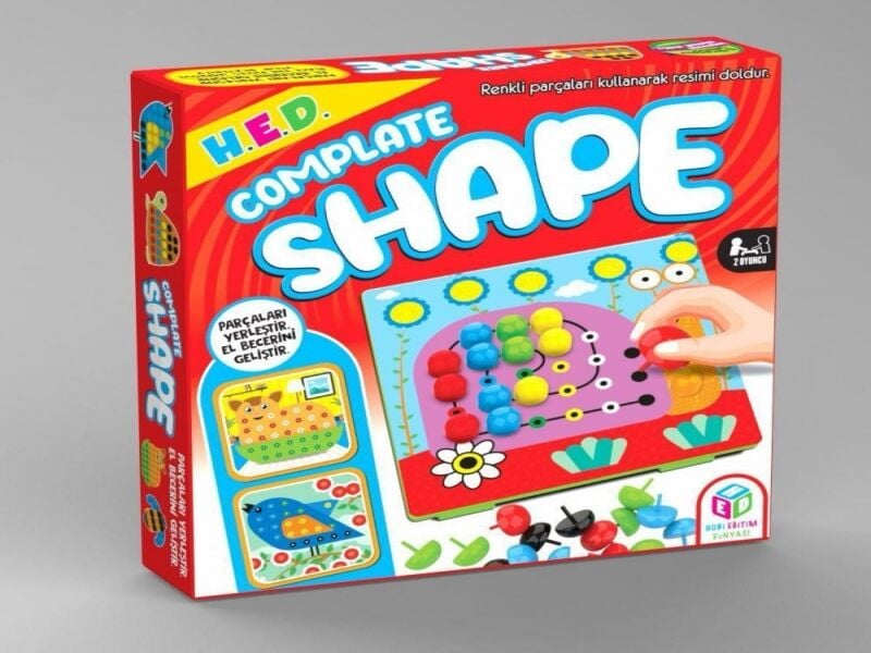 Complate Shape Renklerle Zekanı Konuşturma Oyunu - Lisinya