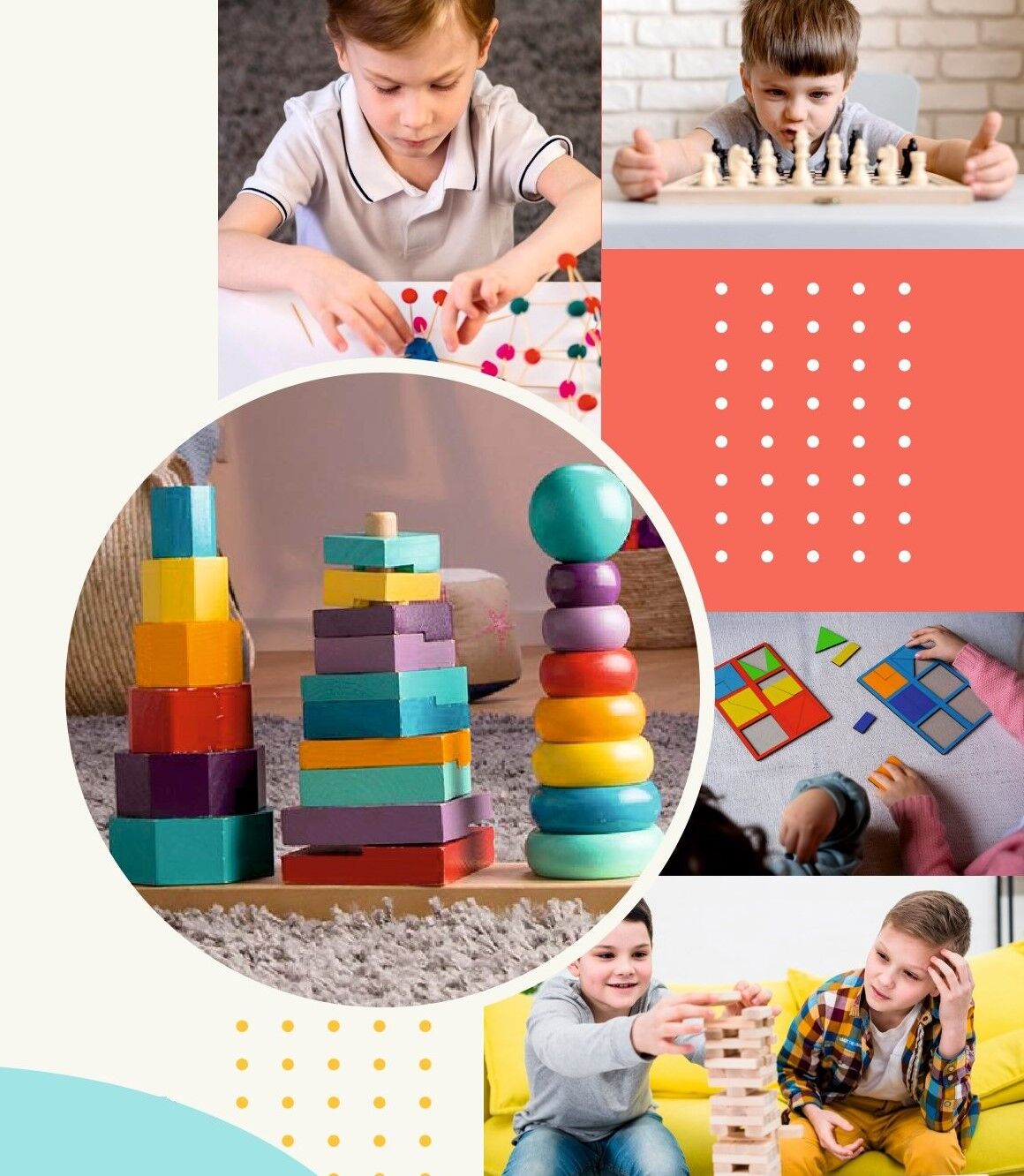 Wood City Blocks Ahşap Şehir Blokları (Kayın Ağacı) - Lisinya