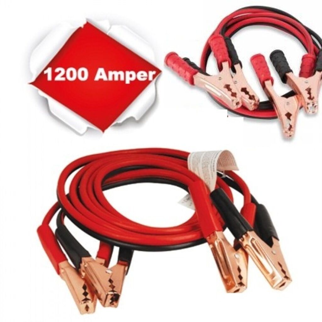 Akü Takviye Kablosu 1200 Amper (Taşıma Çantalı) - Lisinya