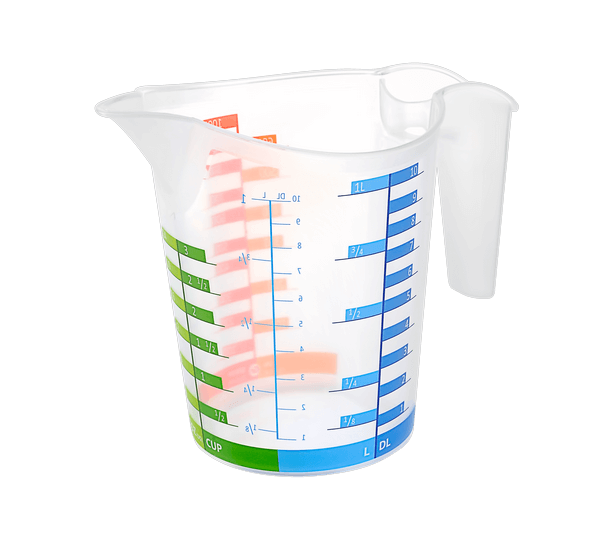 Ölçü Kabı Dereceli Renkli 1000 ML + 500 ML Set - Lisinya