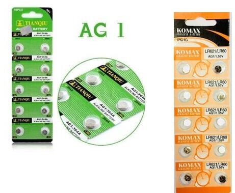 Buton Pil - Saat Lazer Hesap Makinesi Pili 10lu Paket AG1 LR621/LR60 1.55V - Lisinya Buton Pil - Saat Lazer Hesap Makinesi Pili 10lu Paket AG1 LR621/LR60 1.55V - Lisinya