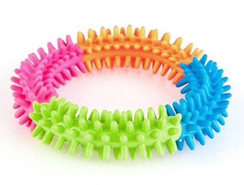 Köpek Oyuncağı Yuvarlak  Diş Temizleyici Oyuncak - Lisinya