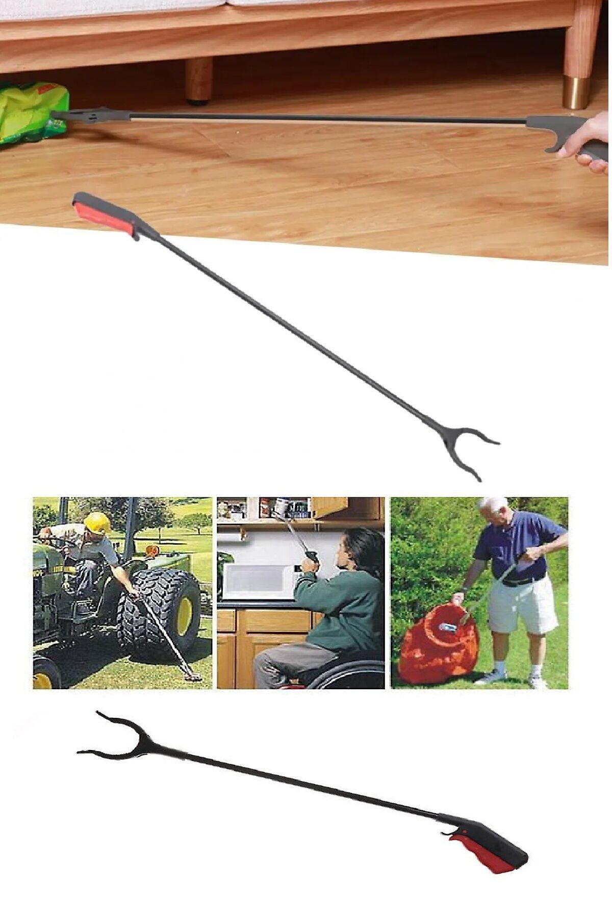 Uzanma Aparatı - Çöp Toplama Aparatı - Akvaryum Maşası (70 cm) - Lisinya Uzanma Aparatı - Çöp Toplama Aparatı - Akvaryum Maşası (70 cm) - Lisinya