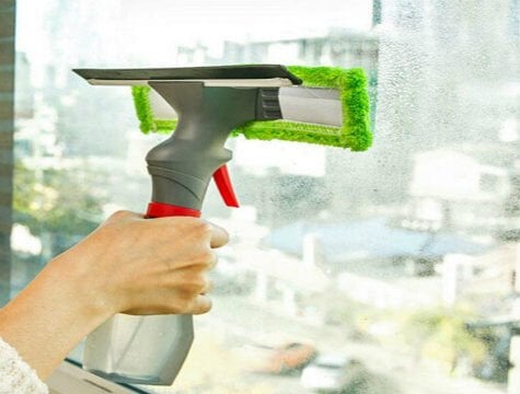 Spreyli Su Hazneli Mikro fiber Cam Silme Mopu - Lisinya