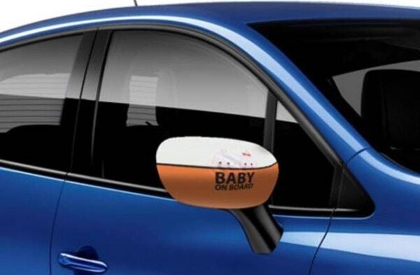 Araç Ayna Kılıfı 2 Adet - Baby On Board - Lisinya