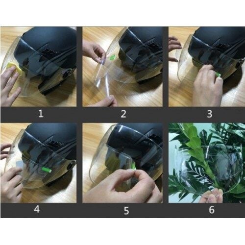 Kask Yağmur Kaydırıcı - Anti-sis Hidrofobik Film - Lisinya