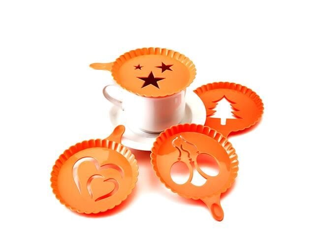 Renkli Kahve Süsleme Şablonları - 8Li Magic Süsleme Şablonu - Lisinya Renkli Kahve Süsleme Şablonları - 8Li Magic Süsleme Şablonu - Lisinya