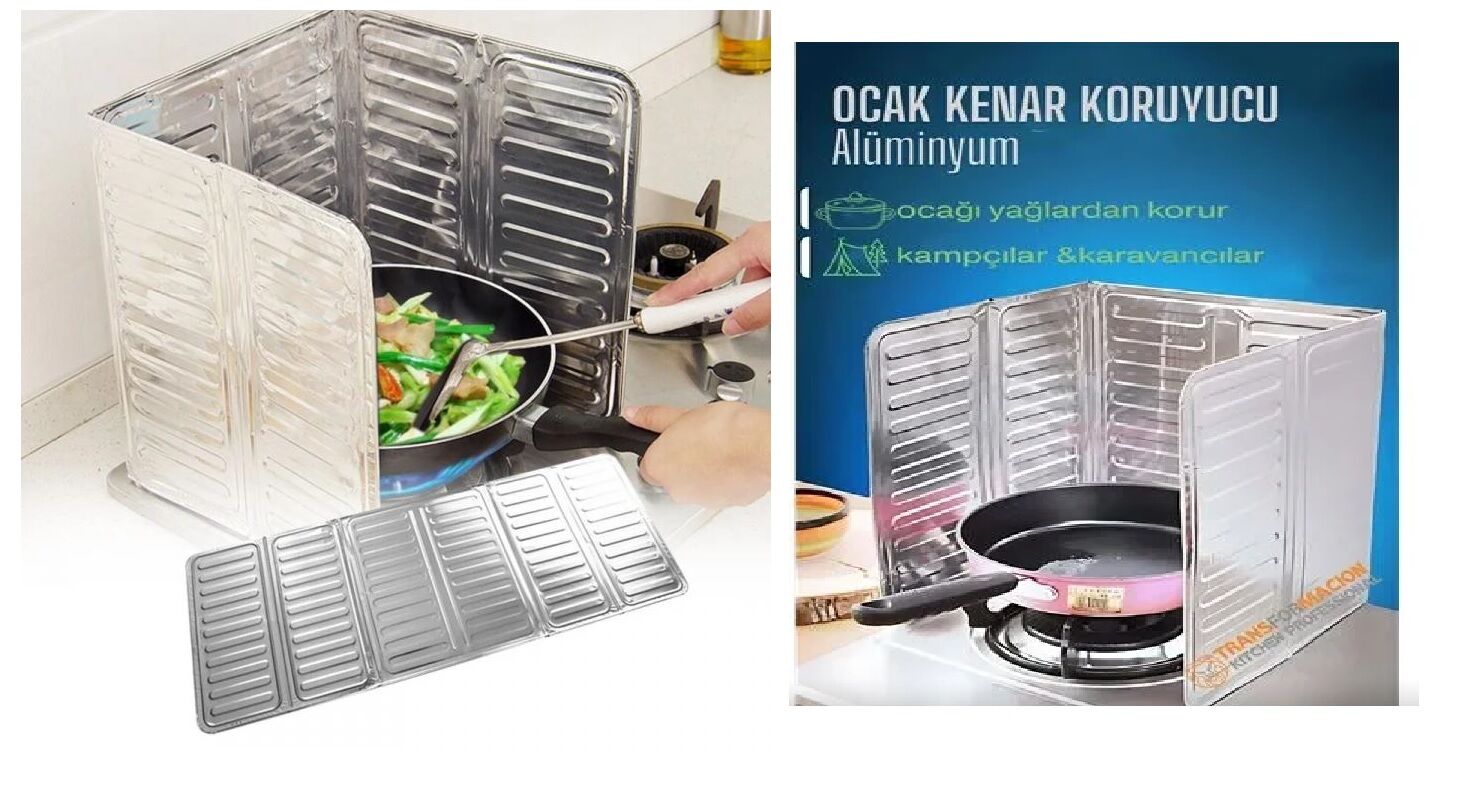 Ocak Kenar Koruyucu Alüminyum Levha - Ev Kamp Karavan Ocak Koruyucu - Lisinya Ocak Kenar Koruyucu Alüminyum Levha - Ev Kamp Karavan Ocak Koruyucu - Lisinya