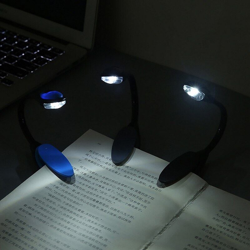 Kitap Okuma Işığı Led Booklight Kıskaçlı Pilli Model Led Işık - Lisinya