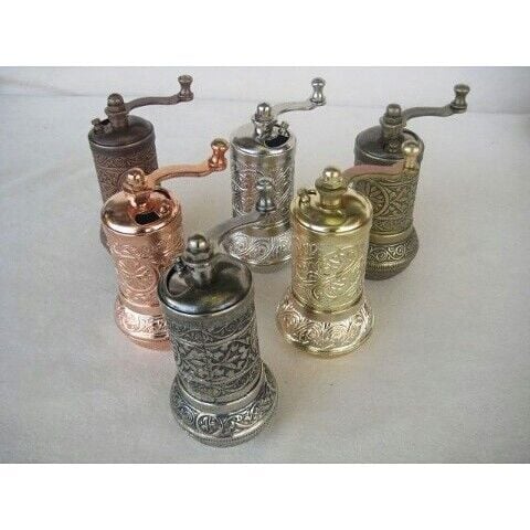 Osmanlı Motifli Kahve ve Baharat Değirmeni Bakır - Lisinya