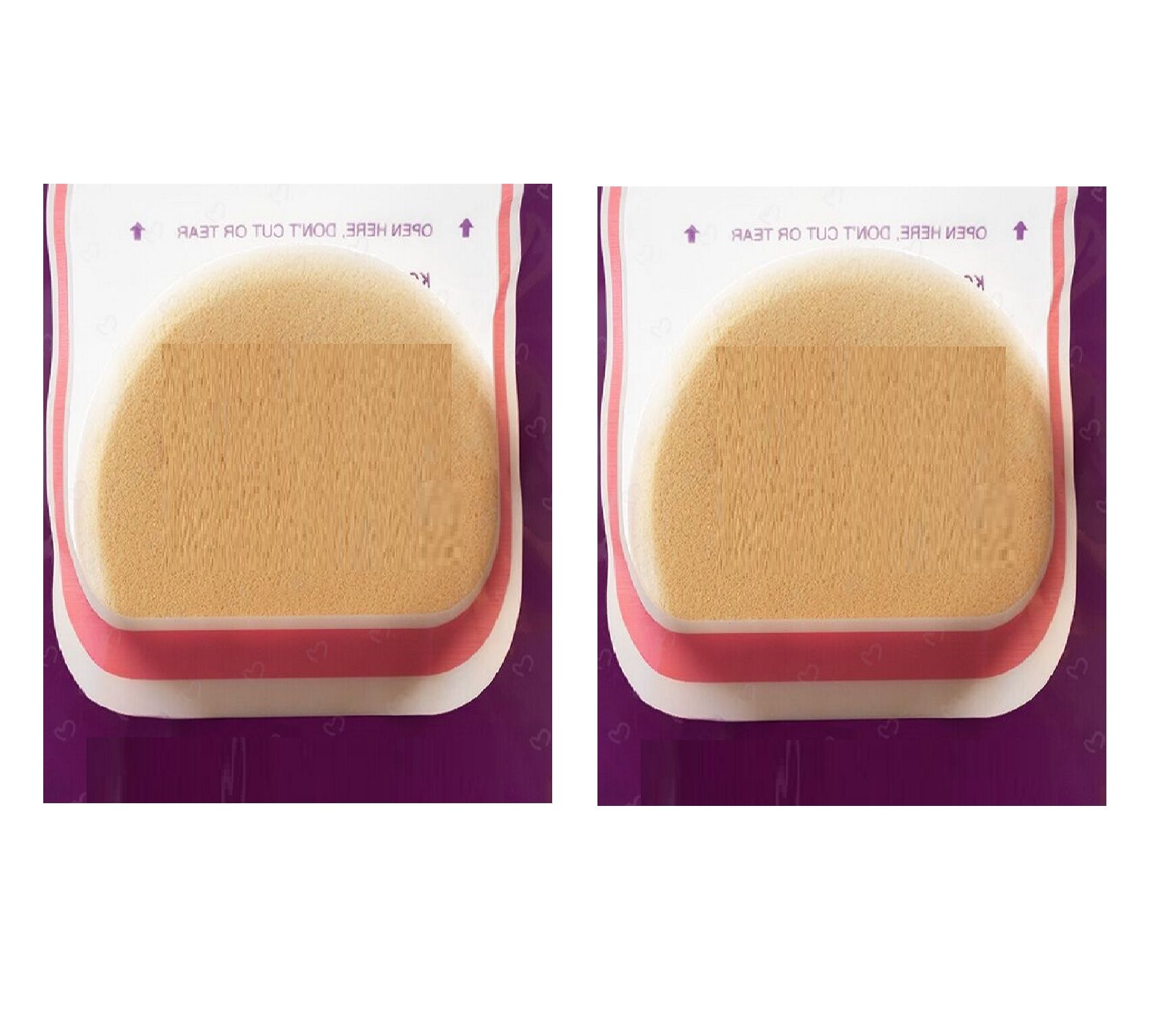 2 Adet 7 Cm Yuvarlak Mucize Makyaj Süngeri Allık Pudra Krem Fondöten Süngeri - Lisinya