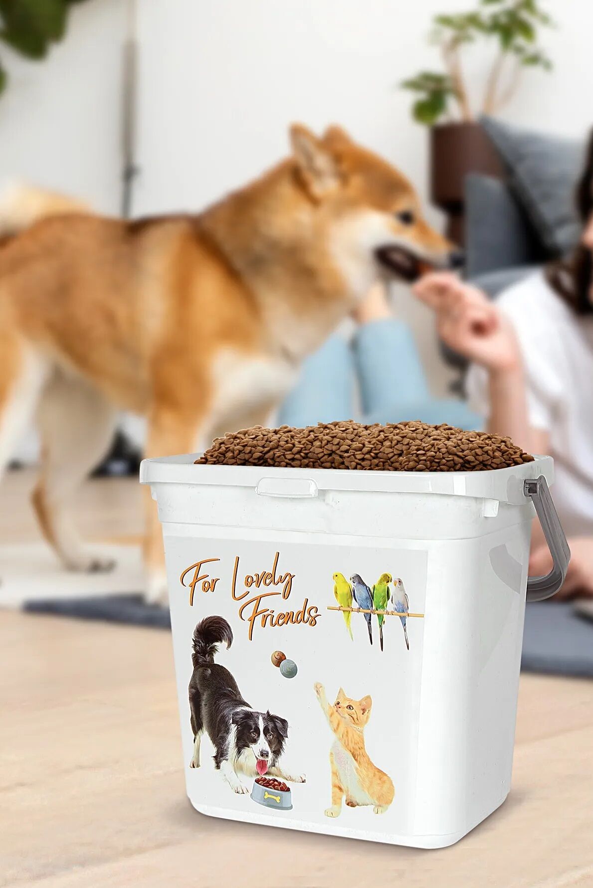 Mama Saklama Kabı - Kapaklı Çok Amaçlı Organizer 6LT - Lisinya