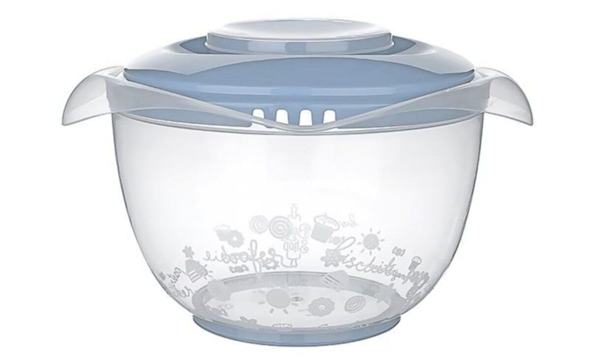 Mikser Kabı 3 Lt Özel Koruma Kapaklı Sıçratmayan - Lisinya