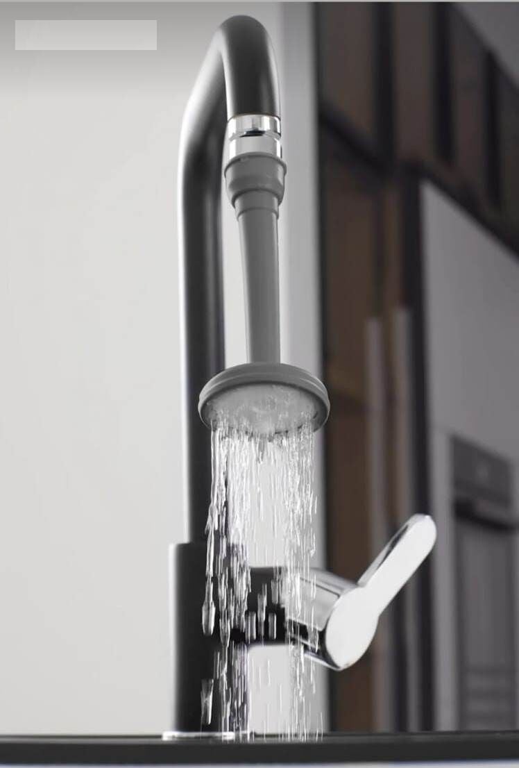 Ayarlanabilir Şelale Musluk Ucu - Antrasit - Lisinya Ayarlanabilir Şelale Musluk Ucu - Antrasit - Lisinya