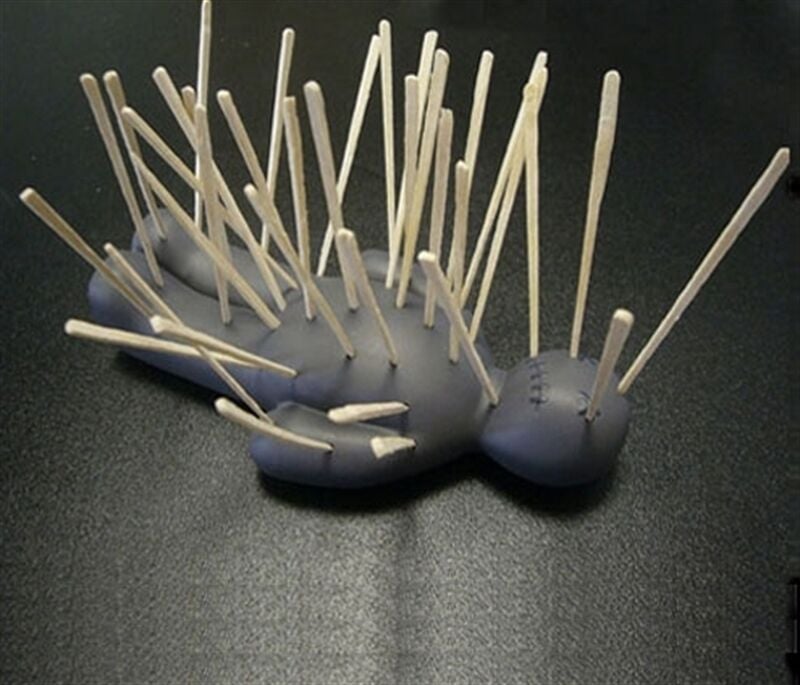 Özel Tasarım Adam Şeklinde Voodoo Kürdanlık - Lisinya