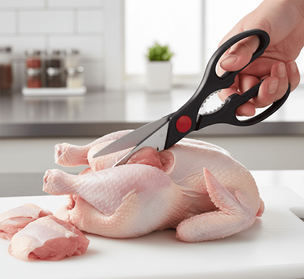 Tavuk Makası Paslanmaz Et ve Tavuk Doğrama Makası - Lisinya