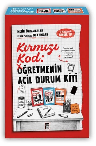 Kırmızı Kod Öğretmenin Acil Durum Kiti (Set – 3 Kitap) Kırmızı Kod Öğretmenin Acil Durum Kiti (Set – 3 Kitap)