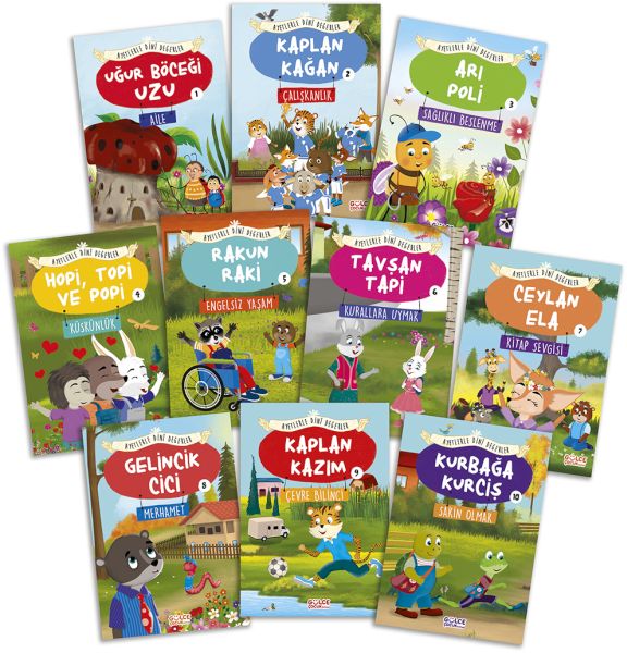 Ayetlerle Dini Değerler Set (10 Kitap) Ayetlerle Dini Değerler Set (10 Kitap)
