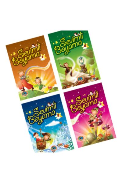 Sevimli Şekilli Boyama (4 Kitap) Sevimli Şekilli Boyama (4 Kitap)
