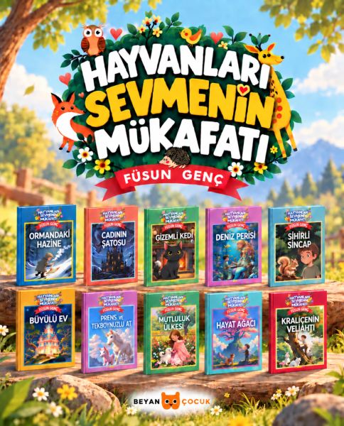 Hayvanları Sevmenin Mükafatı Serisi (10 Kitap Takım) Hayvanları Sevmenin Mükafatı Serisi (10 Kitap Takım)