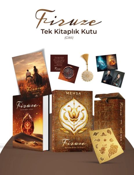 Firuze 1 Kehribar Ateşi – Tek Kitaplık Kutu Firuze 1 Kehribar Ateşi – Tek Kitaplık Kutu