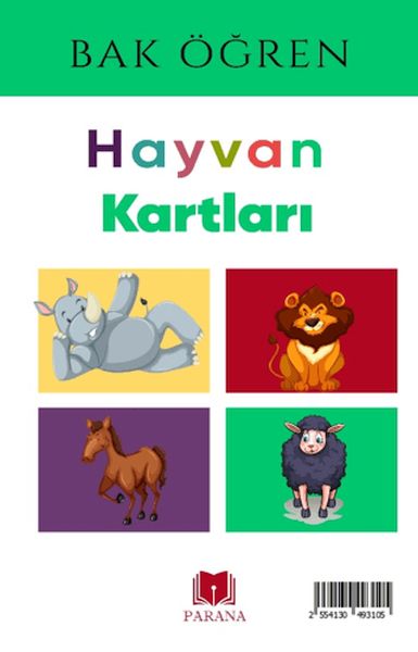 Hayvanlar - Bak Öğren Kartları - İlk Bilgilerim Hayvanlar - Bak Öğren Kartları - İlk Bilgilerim