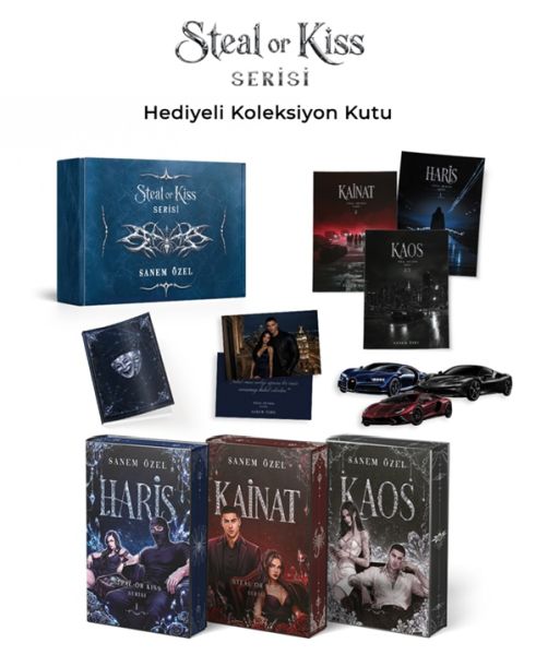 Steal or Kiss Serisi Kenar Boyamalı 3 lü Koleksiyon (Kutulu) Steal or Kiss Serisi Kenar Boyamalı 3 lü Koleksiyon (Kutulu)