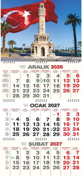 Gemici Takvimi(Atatürk, Manzara Ve Saat Kulesi) 2027 Gemici Takvimi(Atatürk, Manzara Ve Saat Kulesi) 2027