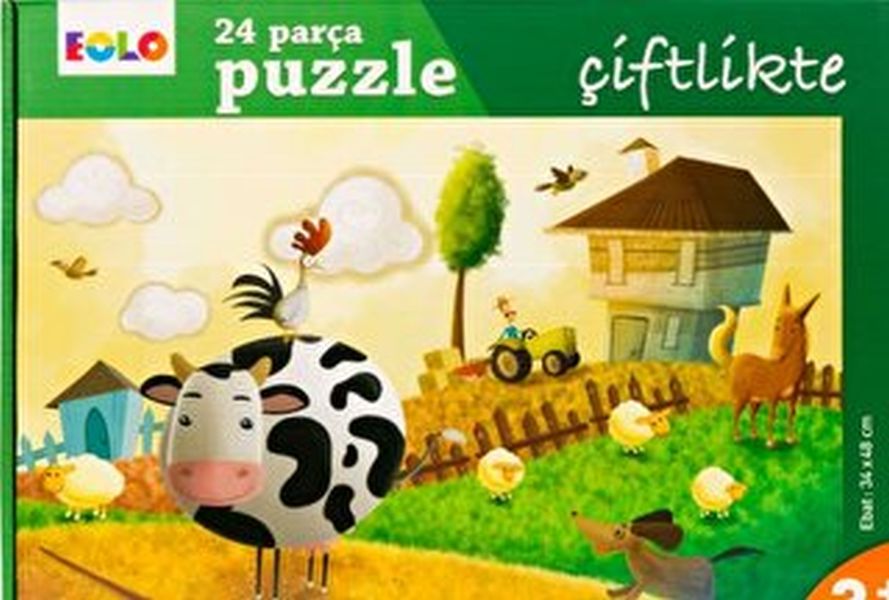 Yer Puzzle-24 Parça Puzzle - Çiftlikte Yer Puzzle-24 Parça Puzzle - Çiftlikte