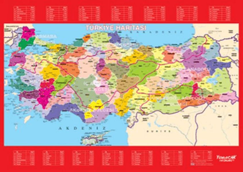 Türkiye Haritası Yapboz Türkiye Haritası Yapboz