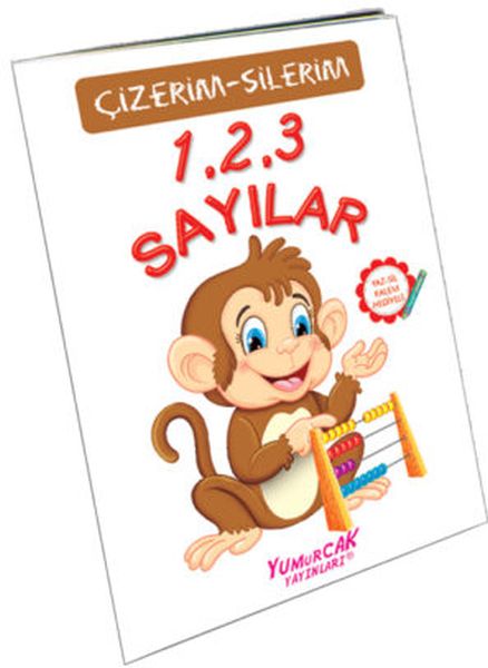 123 Sayılar (Çizerim-Silerim) - Kalem Hediyeli 123 Sayılar (Çizerim-Silerim) - Kalem Hediyeli