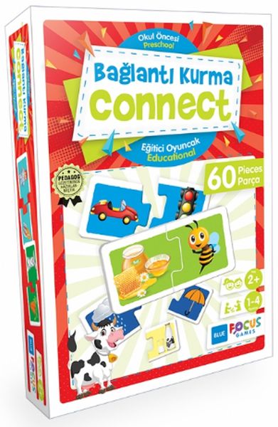 Blue Focus Bağlantı Kurma - Eğitici Oyunlar 60 Parça Blue Focus Bağlantı Kurma - Eğitici Oyunlar 60 Parça