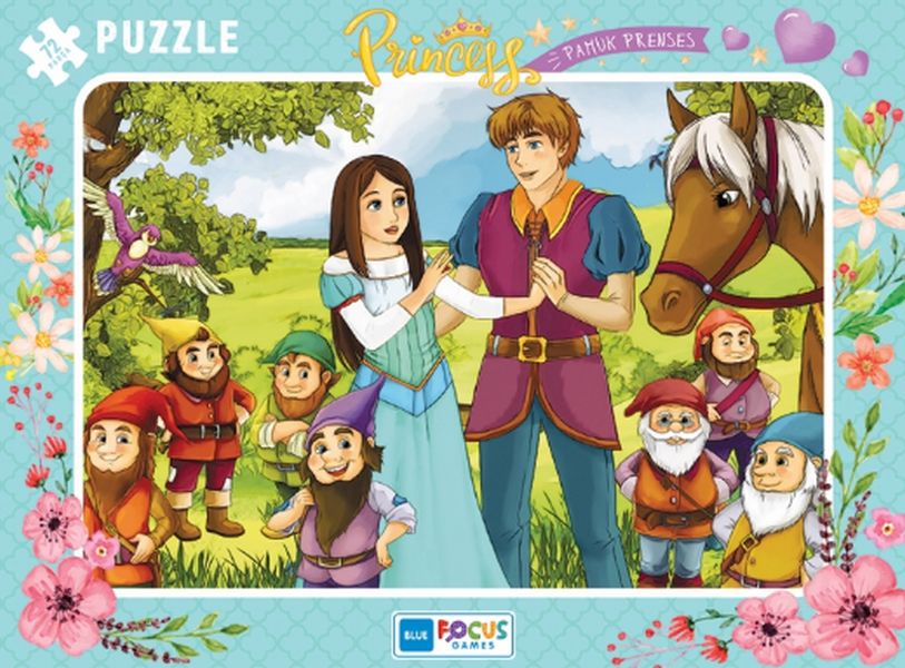 Blue Focus Princess Pamuk Prenses - Puzzle 72 Parça Blue Focus Princess Pamuk Prenses - Puzzle 72 Parça