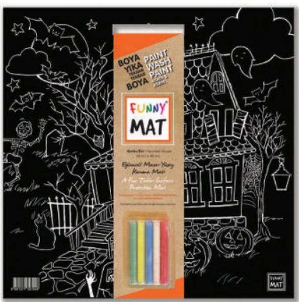 Funny Mat - Korku Evi 40x40cm Funny Mat - Korku Evi 40x40cm