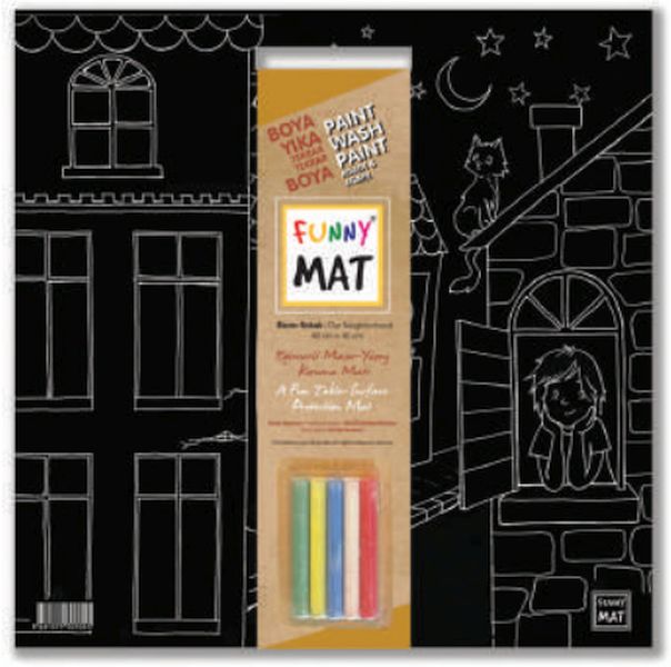 Funny Mat - Bizim Sokak 40x40cm Funny Mat - Bizim Sokak 40x40cm