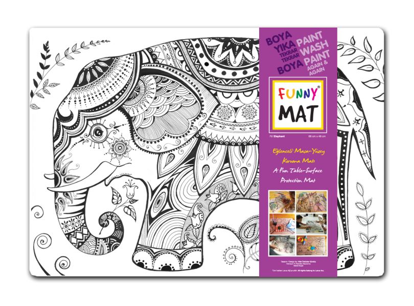 Funny Mat - Fil - Mandala - 68x48cm Funny Mat - Fil - Mandala - 68x48cm