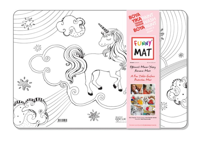 Funny Mat - Unicorn - 33,5x48cm Funny Mat - Unicorn - 33,5x48cm
