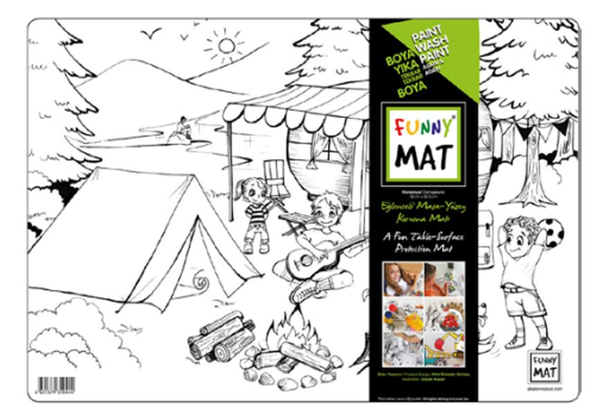 Funny Mat- Kamptayız - 33,5x48cm Funny Mat- Kamptayız - 33,5x48cm