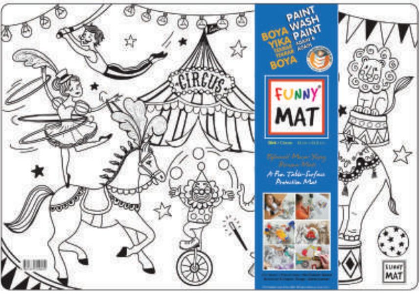 Funny Mat - Sirk 33,5x48cm Funny Mat - Sirk 33,5x48cm