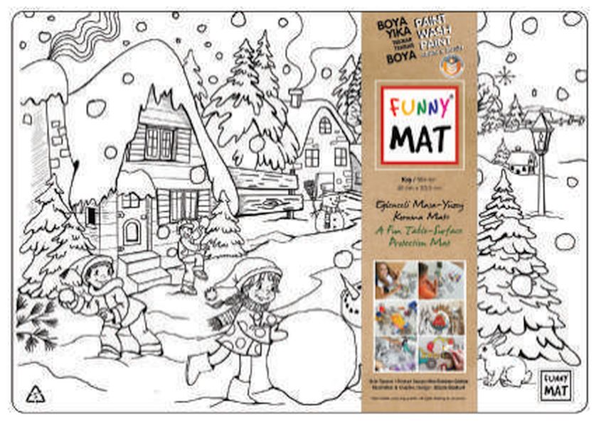 Funny Mat - Kış 33,5 X 48 Cm Funny Mat - Kış 33,5 X 48 Cm