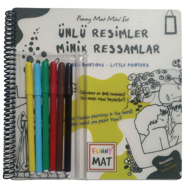 Ünlü Resimler Minik Ressamlar - Funny Mat Mini Set (Aktivite Seti) Ünlü Resimler Minik Ressamlar - Funny Mat Mini Set (Aktivite Seti)