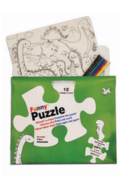 Funny Mat Puzzle - Dinozor Çağı 30x40cm Funny Mat Puzzle - Dinozor Çağı 30x40cm