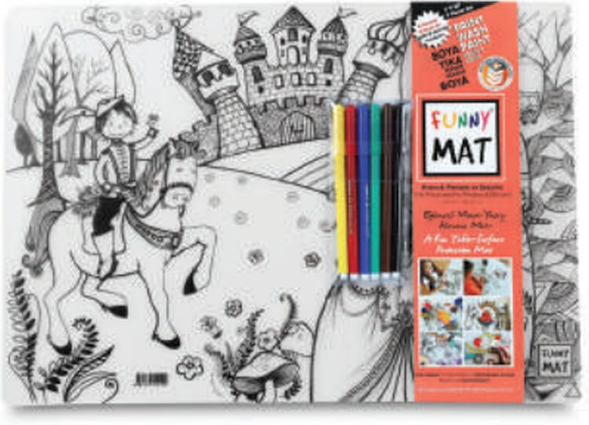Funny Mat - Prens & Prenses Ve Dansçılar 6'Lı Kalem Hediyeli 30 x 40 cm Funny Mat - Prens & Prenses Ve Dansçılar 6'Lı Kalem Hediyeli 30 x 40 cm