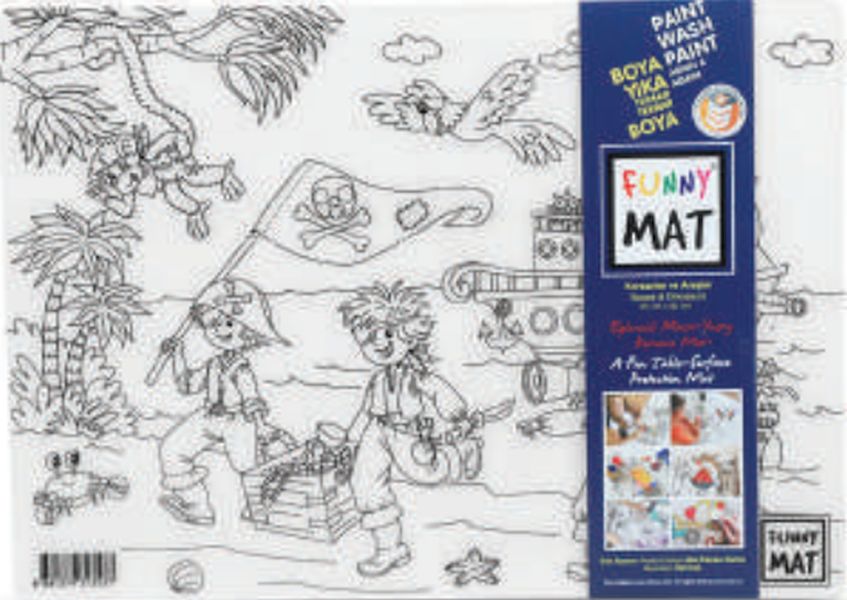 Funny Mat - Korsanlar Ve Araçlar 25 X 35 Cm Funny Mat - Korsanlar Ve Araçlar 25 X 35 Cm