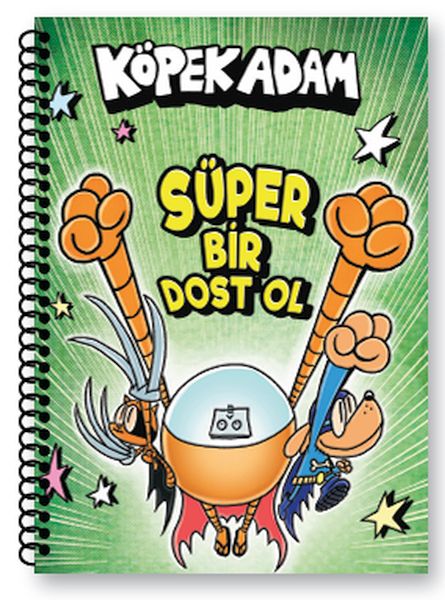 Köpek Adam Çizgili Defter-2 Süper Bir Dost Ol Köpek Adam Çizgili Defter-2 Süper Bir Dost Ol