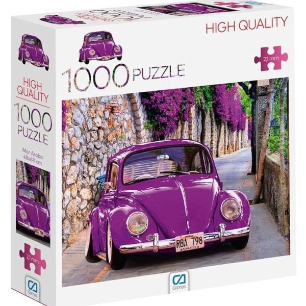 Mor Araba Puzzle 1000
