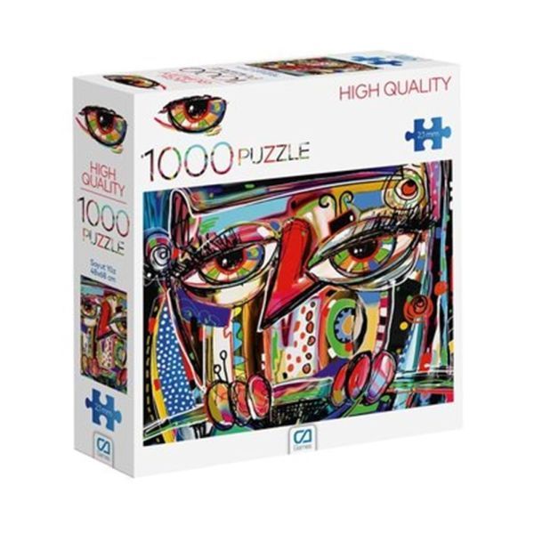Soyut Yüz Puzzle 1000 Soyut Yüz Puzzle 1000