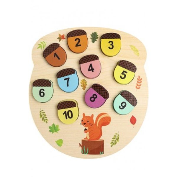 Çocuk Puzzle ve Yapboz Sincap bul-tak ahşap Çocuk Puzzle ve Yapboz Sincap bul-tak ahşap