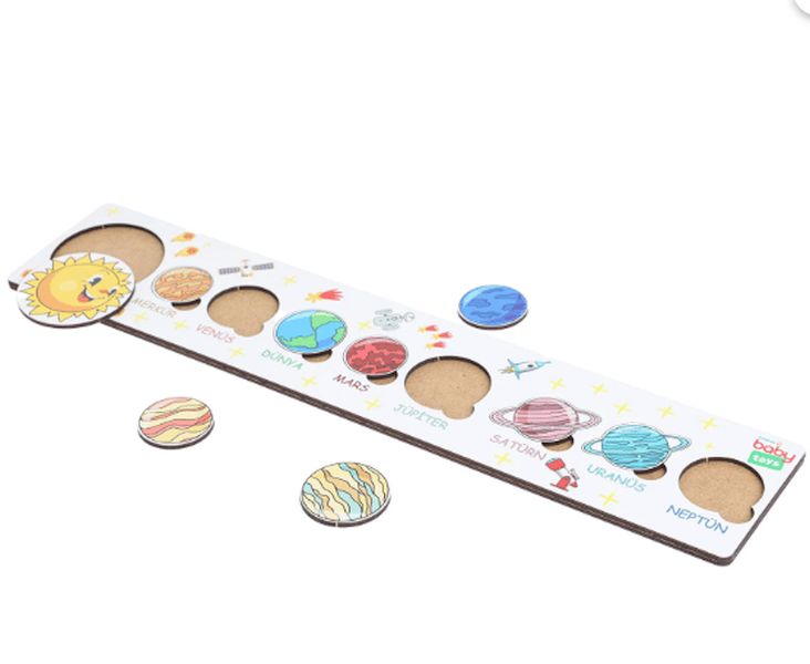 Montessori Gezegenler Puzzle Montessori Gezegenler Puzzle